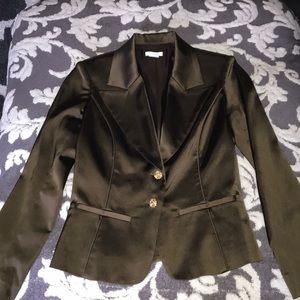 Cache olive two piece suite